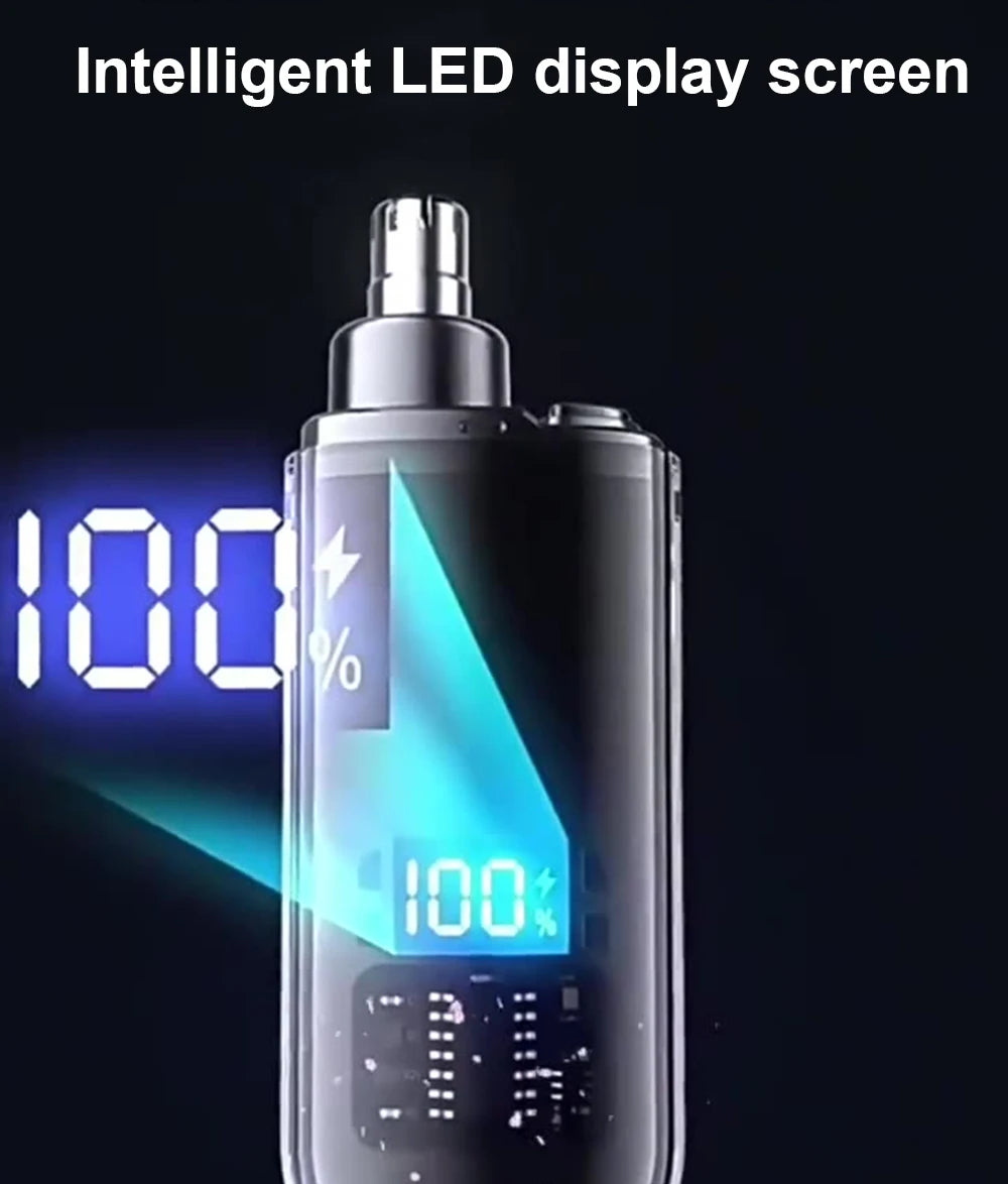 Nose Hair Trimmer Rechargeable Electric Nose Hair Remover Men Eyebrow Hair Shaving Razor Mini Pocket Portable Nose Hair Clipper